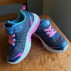 Athletic Works Kids' Blue and Pink Light Up Sneakers
